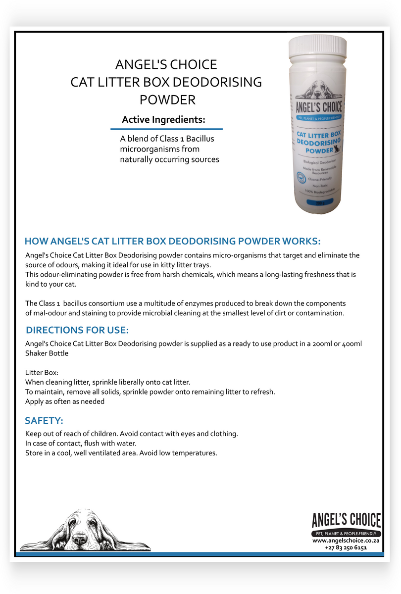 Angel's Choice Cat Litter Powder 200g & 400g