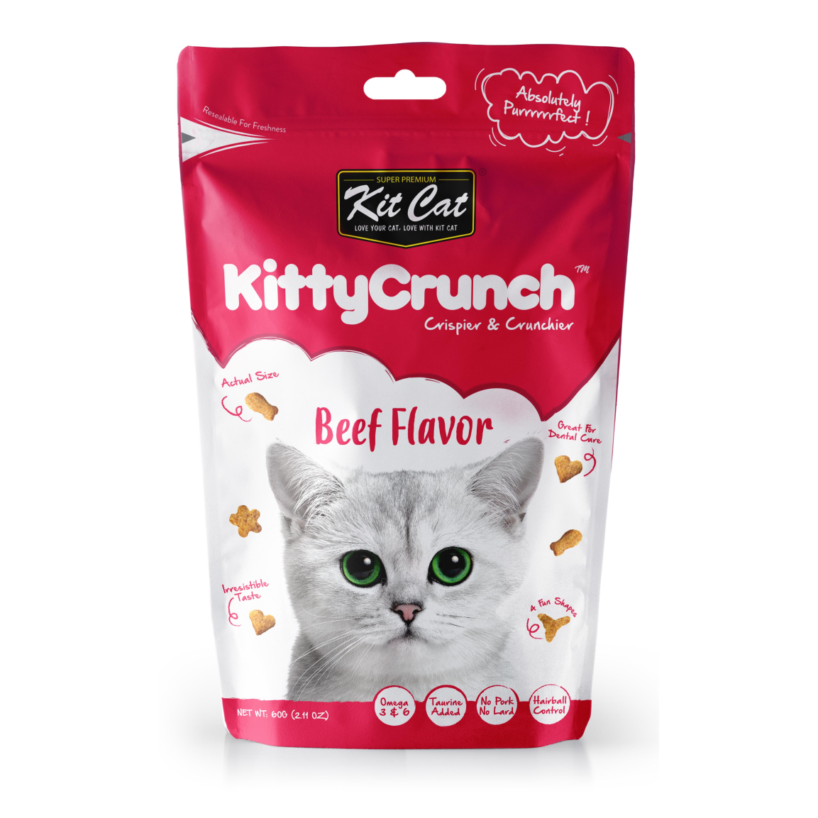 Kit Cat KittyCrunch - Beef Flavour