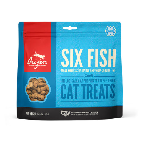 Orijen 6 Fish Freeze-Dried Cat Treats 35g