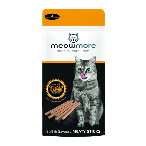 Meow More Chicken & Liver 15g