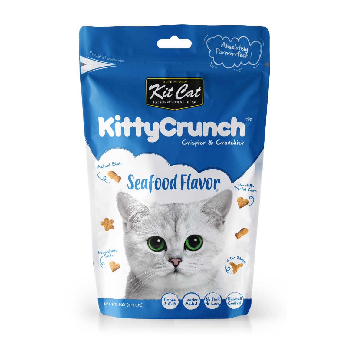 Kit Cat KittyCrunch - Seafood Flavour